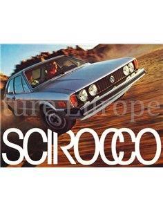 1976 VOLKSWAGEN SCIROCCO PROSPEKT ENGLISCH (US)