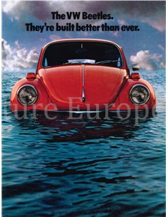 1974 VOLKSWAGEN BEETLE | SUPER BEETLE PROSPEKT ENGLISCH (USA)