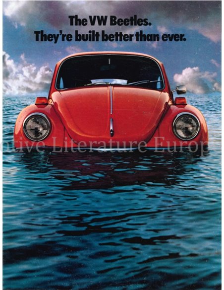 1974 VOLKSWAGEN BEETLE | SUPER BEETLE PROSPEKT ENGLISCH (USA)