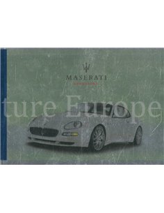 2006 MASERATI GRANSPORT OWNERS MANUAL GERMAN