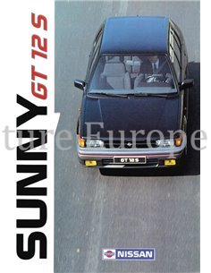 1987 NISSAN SUNNY GT 12 S PROSPEKT FRANZÖSISCH