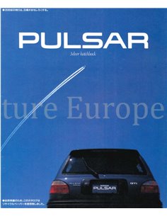 1990 NISSAN PULSAR BROCHURE JAPANS