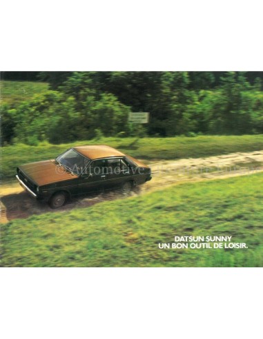 1980 NISSAN SUNNY BROCHURE FRANS