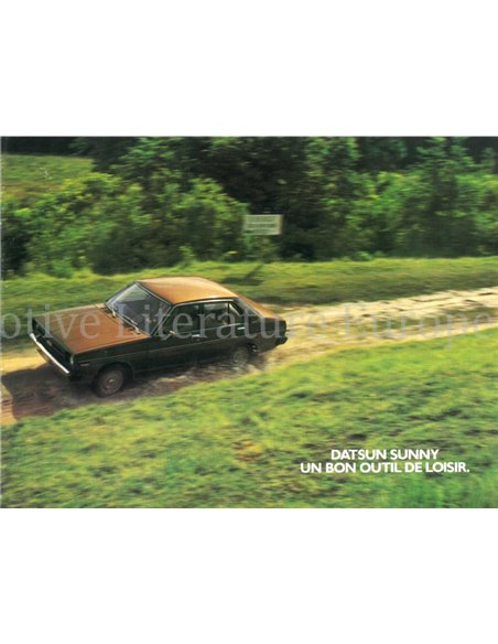 1980 NISSAN SUNNY BROCHURE FRANS