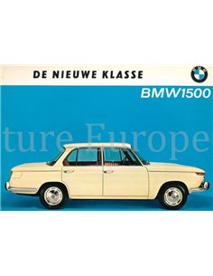 1963 BMW 1500 LEAFLET BROCHURE DUTCH