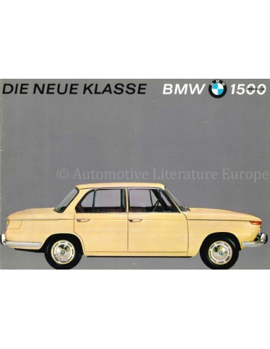 1963 BMW 1500 BROCHURE DUITS