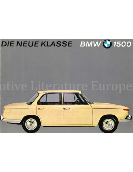 1963 BMW 1500 PROSPEKT DEUTSCH