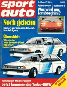 1979 SPORT AUTO MAGAZINE 08 GERMAN
