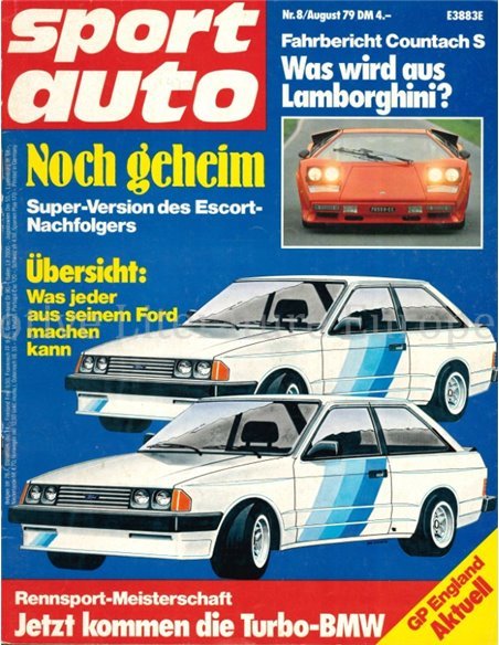 1979 SPORT AUTO MAGAZINE 08 GERMAN
