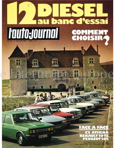 1979 L'AUTO-JOURNAL MAGAZINE 12 FRANS