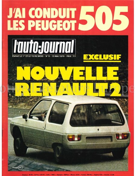 1979 L'AUTO-JOURNAL MAGAZIN 09 FRANZÖSISCH