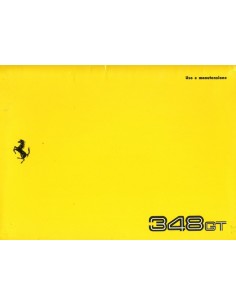 1993 FERRARI 348 GT INSTRUCTIEBOEKJE 801/93