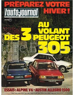 1977 L'AUTO-JOURNAL MAGAZIN 20 FRANZÖSISCH