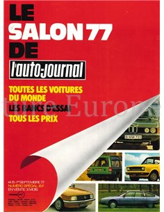 1977 L'AUTO-JOURNAL MAGAZIN SPECIAL FRANZÖSISCH