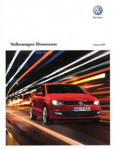 2011 VOLKSWAGEN PROGRAMMA BROCHURE ENGELS AUSTRALIE