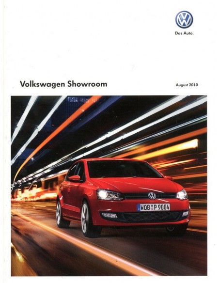 2011 VOLKSWAGEN PROGRAMMA BROCHURE ENGELS AUSTRALIE