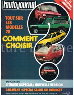 1977 L'AUTO-JOURNAL MAGAZINE 17 FRENCH