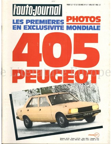1977 L'AUTO-JOURNAL MAGAZINE 06 FRANS