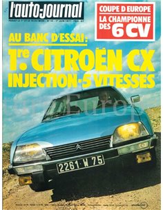1977 L'AUTO-JOURNAL MAGAZIN 10 FRANZÖSISCH