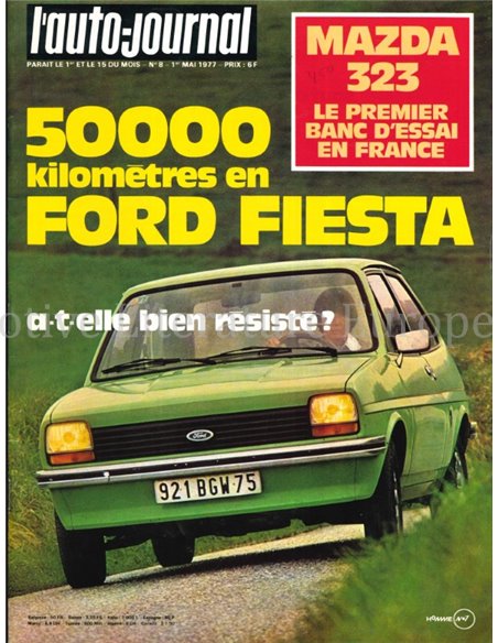 1977 L'AUTO-JOURNAL MAGAZIN 08 FRANZÖSISCH