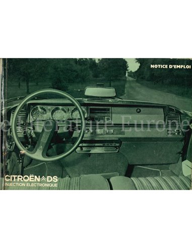 1973 CITROEN DS 23 OWNERS MANUAL FRENCH