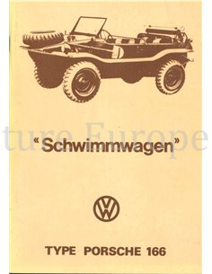 1941 - 1945 VOLKSWAGEN SCHWIMMWAGEN INSTRUCTIEBOEKJE FRANS | DUITS