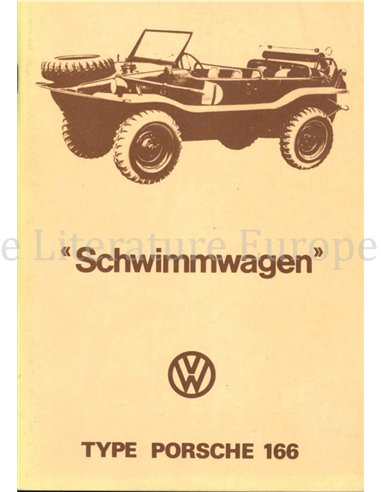 1941 - 1945 VOLKSWAGEN SCHWIMMWAGEN INSTRUCTIEBOEKJE FRANS | DUITS