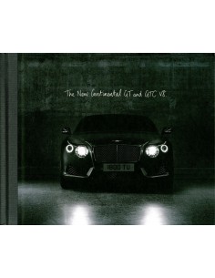 2012 BENTLEY CONTINENTAL GT & GTC V8 HARDCOVER BROCHURE ENGELS