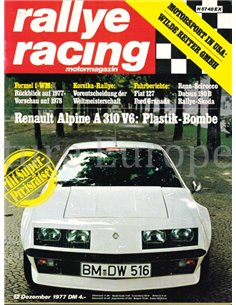 1977 RALLYE RACING MAGAZIN 12 DEUTSCH