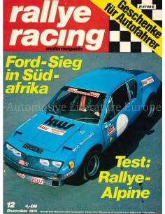 1975 RALLYE RACING MAGAZIN 12 DEUTSCH
