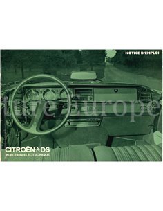 1972 CITROEN DS 23 OWNERS MANUAL FRENCH