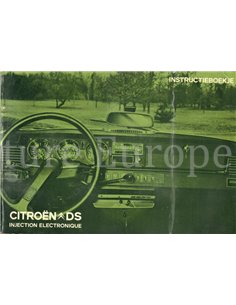 1972 CITROEN DS 23 OWNERS MANUAL DUTCH