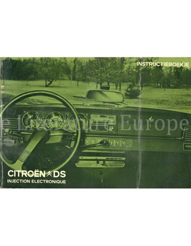 1972 CITROEN DS 23 INSTRUCTIEBOEKJE NEDERLANDS