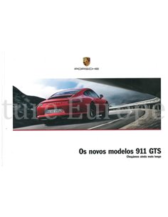 2017 PORSCHE 911 CARRERA | TARGA GTS HARDCOVER PROSPEKT PORTUGIESISCH