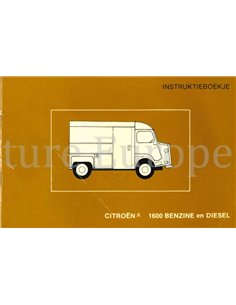 1976 CITROËN HY INSTRUCTIEBOEKJE NEDERLANDS