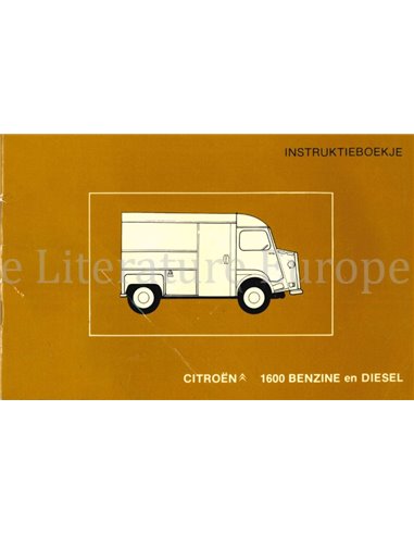 1976 CITROËN HY INSTRUCTIEBOEKJE NEDERLANDS