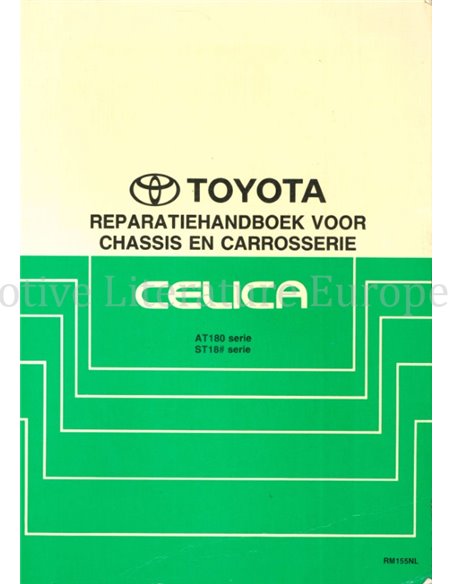 1989 TOYOTA CELICA FAHRWERK & KAROSSERIE WERKSTATTHANDBUCH NIEDERLÄNDISCH
