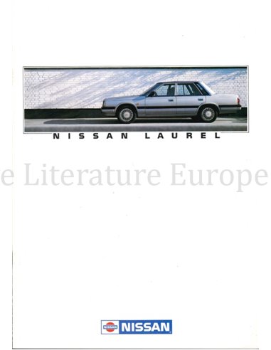 1986 NISSAN LAUREL BROCHURE DUITS