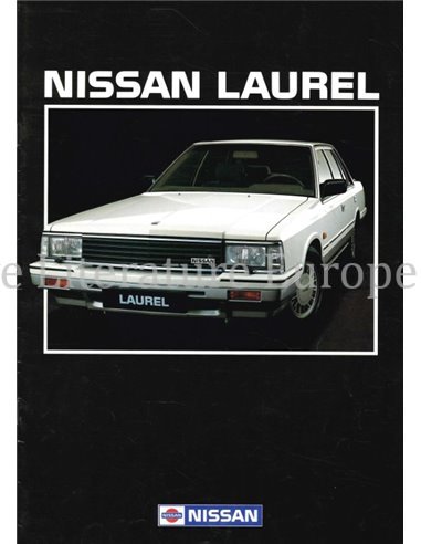 1985 NISSAN LAUREL BROCHURE DUITS