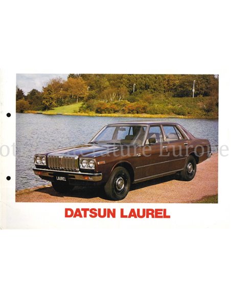 1977 DATSUN LAUREL BROCHURE NEDERLANDS