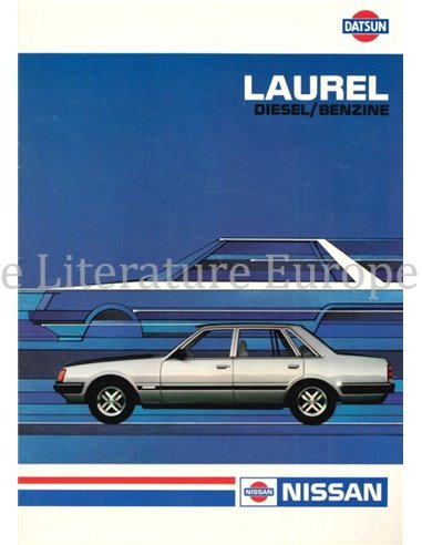 1984 NISSAN LAUREL BROCHURE DUITS