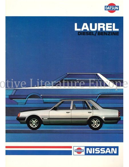 1984 NISSAN LAUREL BROCHURE GERMAN