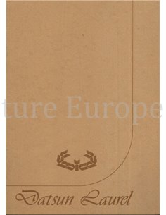 1981 NISSAN LAUREL BROCHURE DUTCH