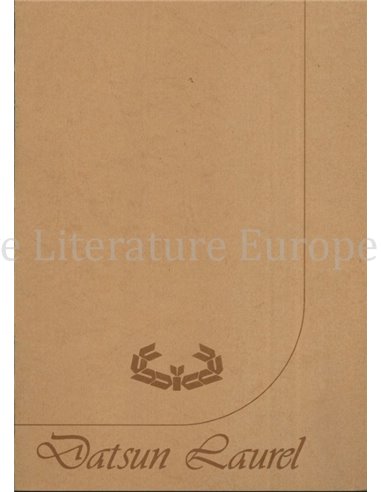 1981 NISSAN LAUREL BROCHURE DUTCH