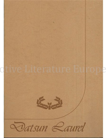 1981 NISSAN LAUREL BROCHURE DUTCH