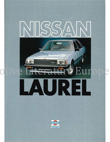 1983 NISSAN LAUREL BROCHURE GERMAN