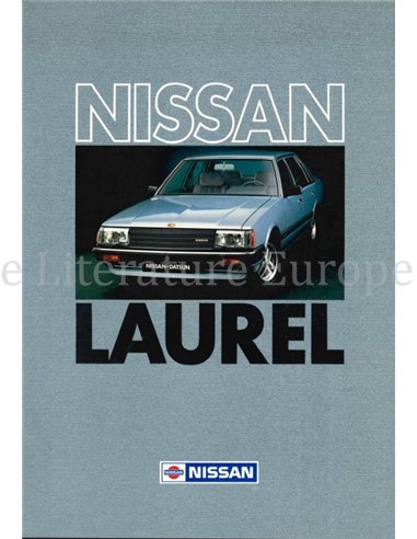 1984 NISSAN LAUREL BROCHURE DUITS