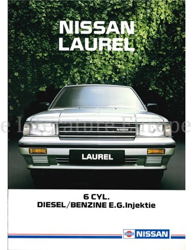 1987 NISSAN LAUREL BROCHURE DUTCH