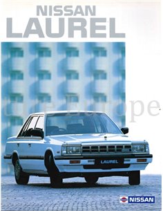 1986 NISSAN LAUREL BROCHURE ENGLISH