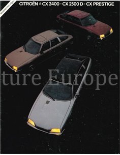 1981 CITROËN CX BROCHURE NEDERLANDS